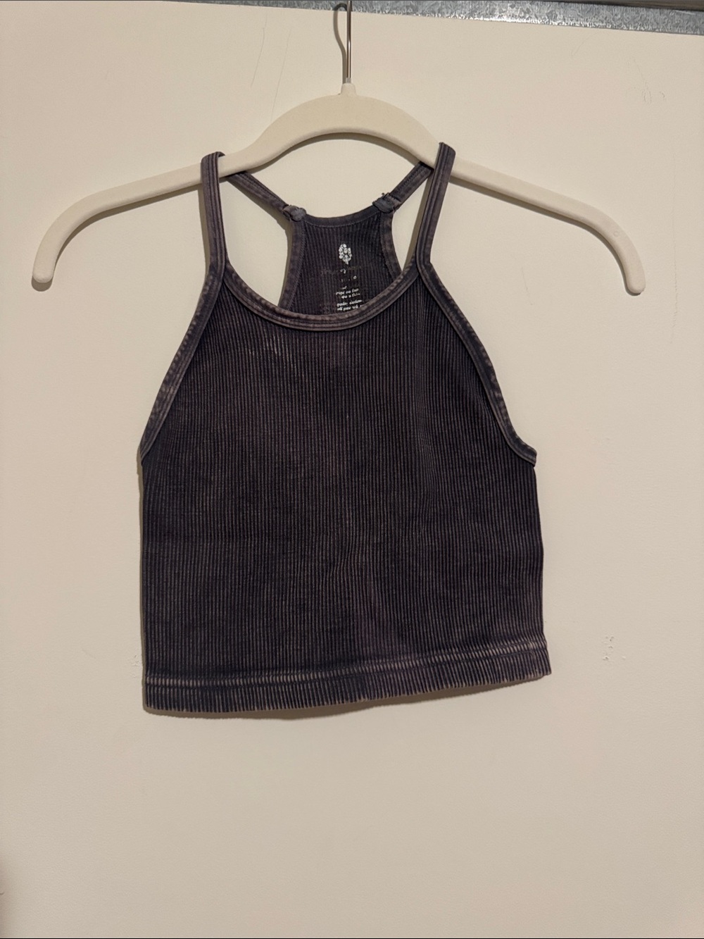 Free people Ribbed Racerback Crop Top